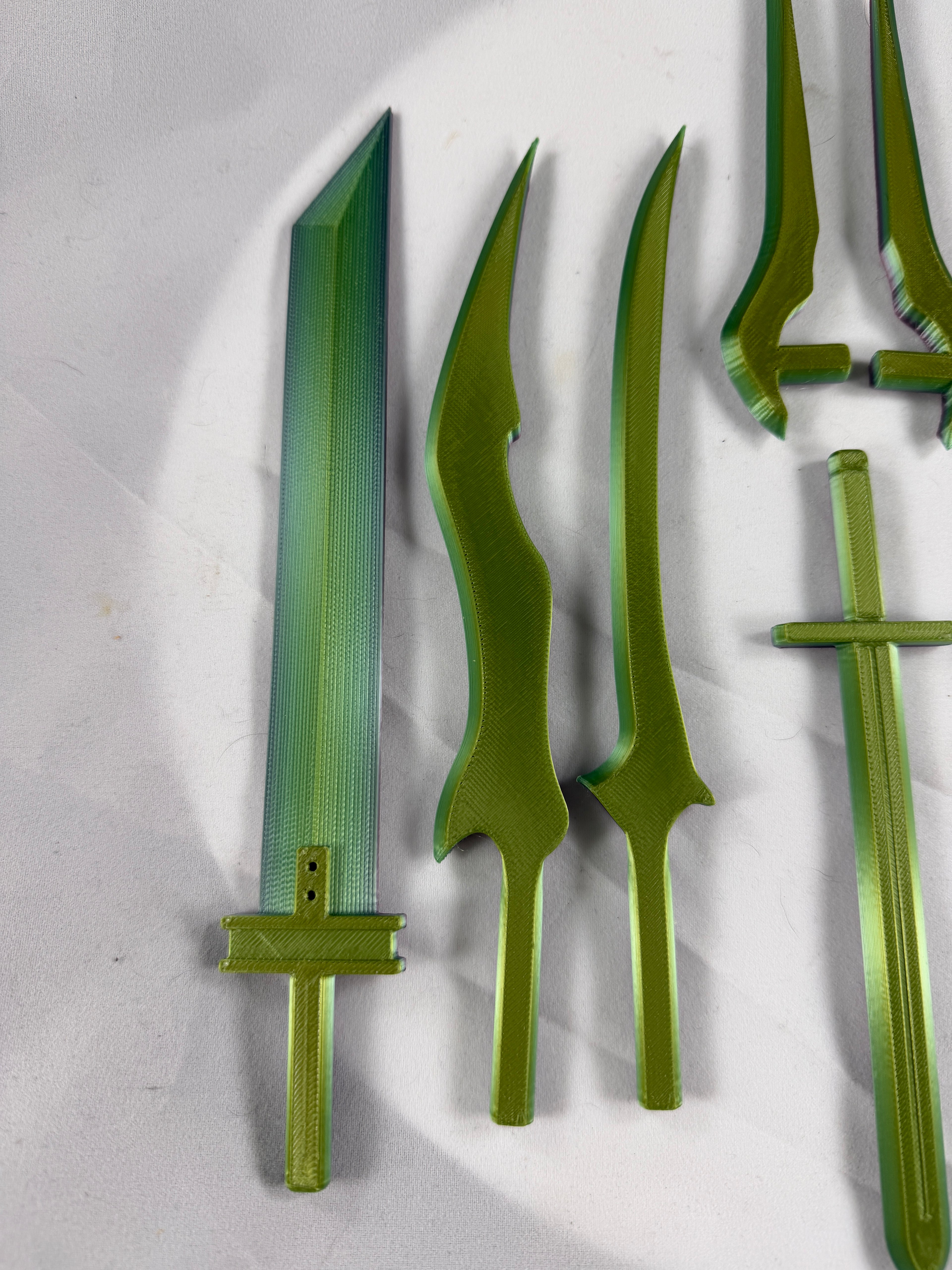 Dummy 13 Sword Accessory Choose Your Size and Color