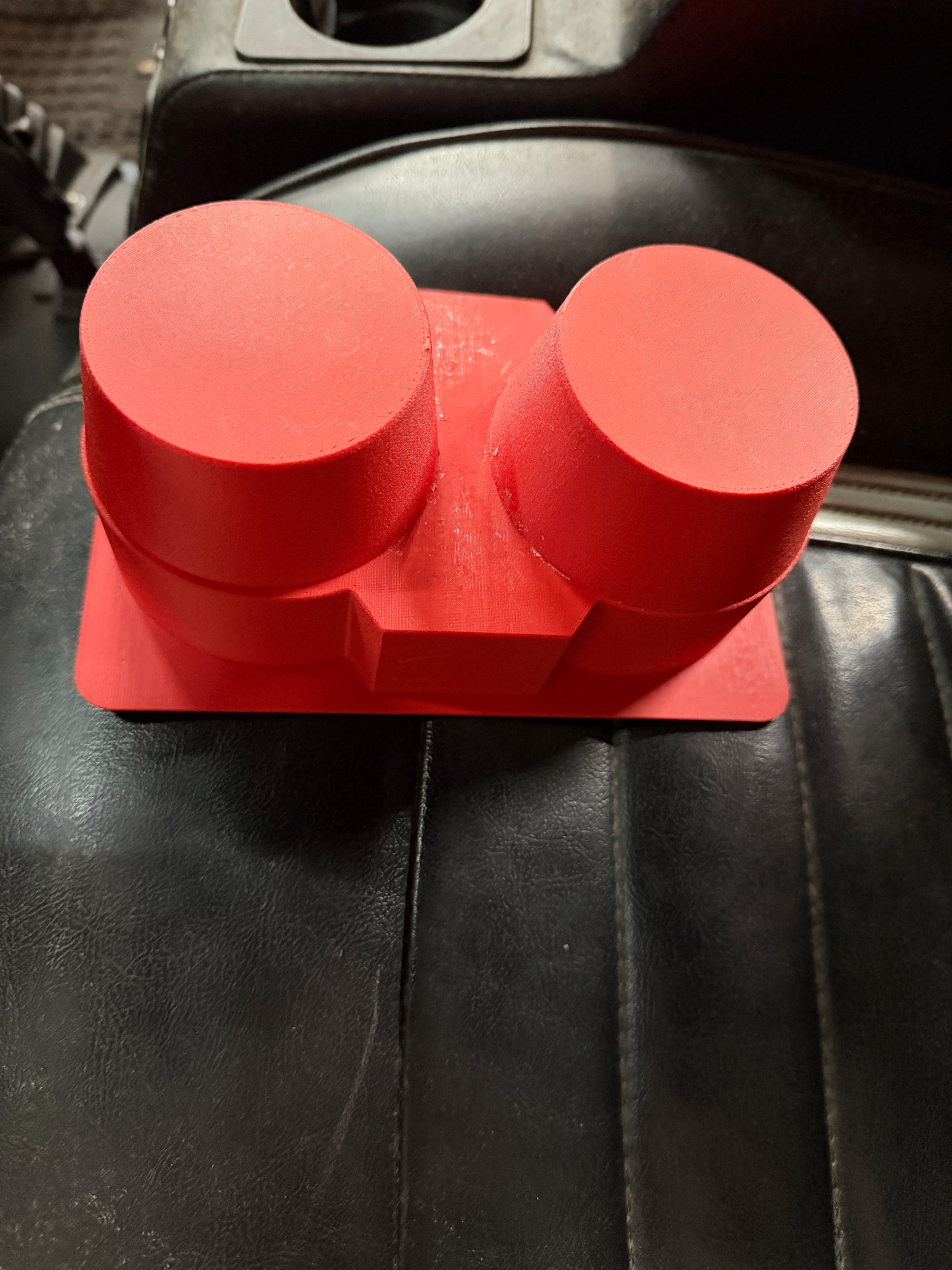 Console Insert Cupholder for aftermarket Jeep Van or Truck Restoration