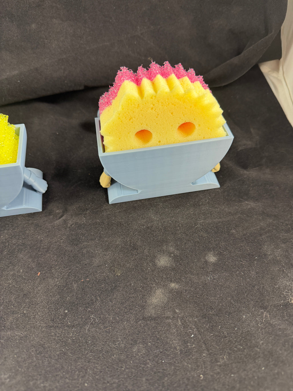Articulating Scrub Daddy Holder | Sink Accessory | Funny Kitchen Decor | Sponge Holder
