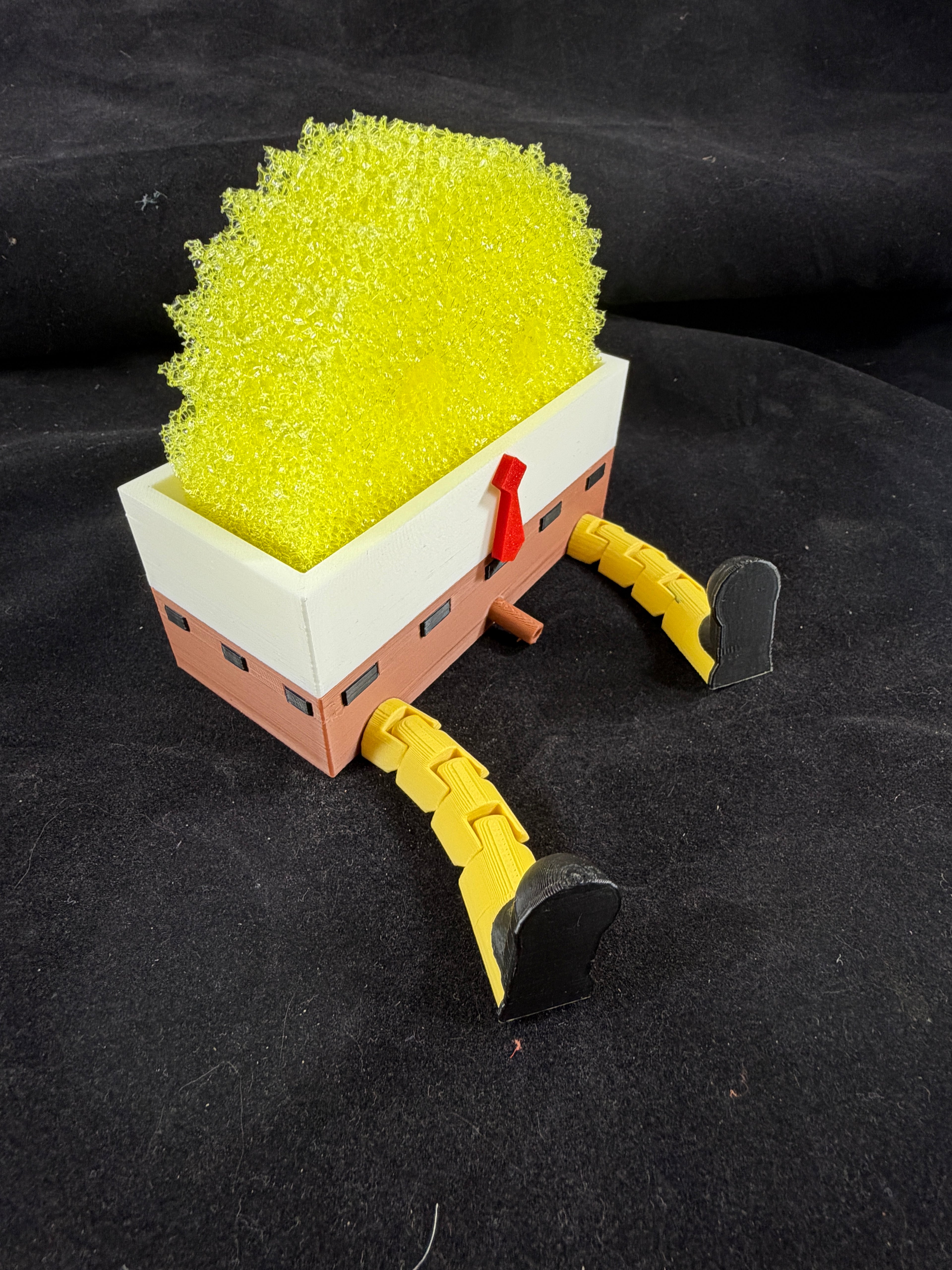 Articulating Scrub Daddy Holder | Sink Accessory | Fun Kitchen Decor | Sponge Holder